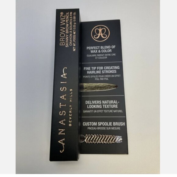 4x Anastasia Beverly Hills BROW WIZ Skinny Eye Brow Pencil Medium Brown .001 oz - Picture 3 of 6